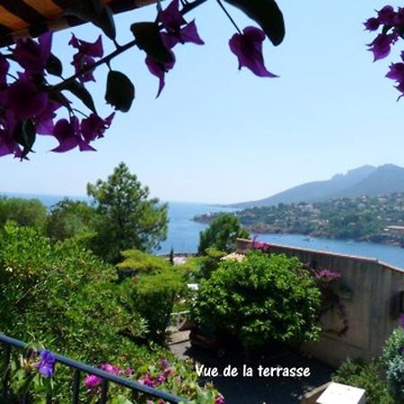 Studio A Theoule Sur Mer A 400 M De La Plage Avec Vue Sur La Mer Terrasse Amenagee Et Wifi Apartment Exterior photo
